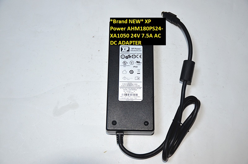 *Brand NEW* 24V 7.5A AC DC ADAPTER XP Power AC100-240V AHM180PS24-XA1050 4pin